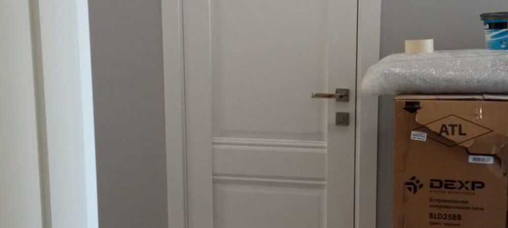 Установили межкомнатные двери под ключ